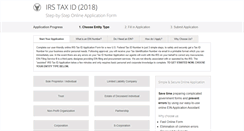 Desktop Screenshot of irs-tax-id.com